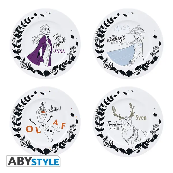 DISNEY Assiettes La Reine Des neiges 2 ABYstyle