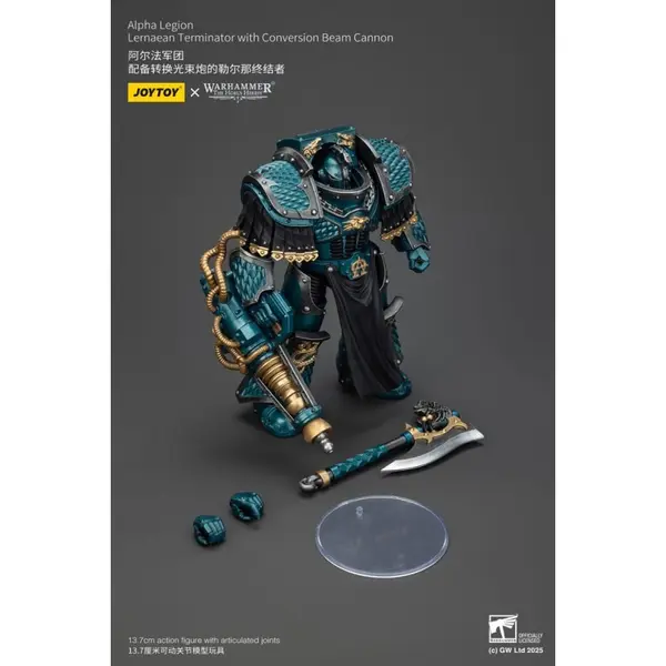 Warhammer The Horus Heresy - Figurine Alpha Legion Lernaean Terminator avec Conversion Beam Cannon 20 cm