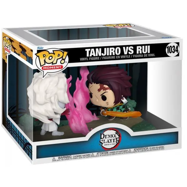 DEMON SLAYER Figurine POP Tanjiro Vs Rui Funko