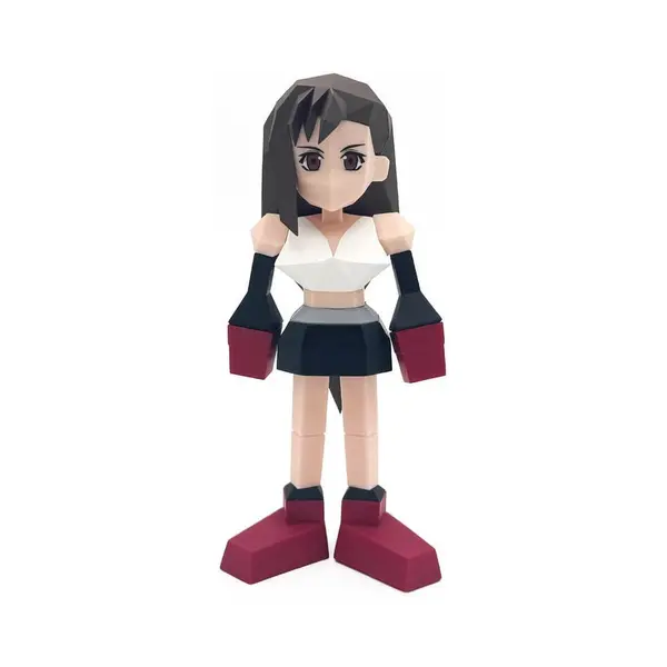 Final Fantasy VII Polygon figurine Vinyl Tifa Lockhart 14 cm Square Enix