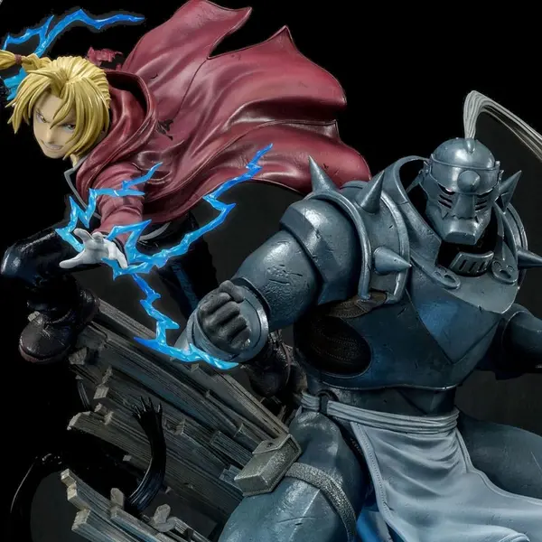 FULLMETAL ALCHEMIST Statue Edward & Alphonse Elric Deluxe Prime 1 Studio