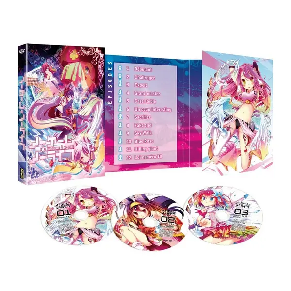 NO GAME NO LIFE Coffret DVD intégrale saison 1 + 6 OAV