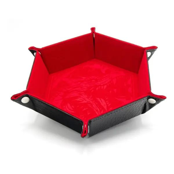 CritStones - Plateau à dés pliant Dragon Skin Edition Red