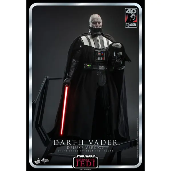STAR WARS Episode VI Figurine Dark Vador 40th Anniversary Movie Masterpiece Deluxe Version Hot Toys