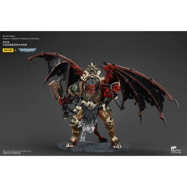 Warhammer 40k - Figurine World Eaters Angron Daemon Primarch of Khorne 48 cm