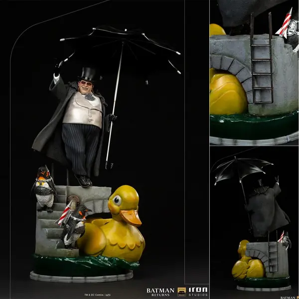 BATMAN : Le Défi Statue Deluxe Art Scale Penguin Iron Studios