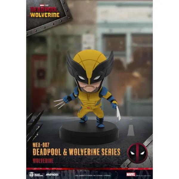 MarvDeadpool 3 - Set 6 figurines Mini Egg Attack Series Deadpool & Wolverine 8 cm
