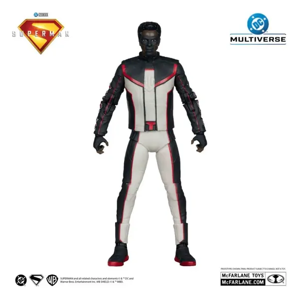 Superman (2025) DC Multiverse - Figurine Deluxe Theatrical Edition Mr. Terrific (Red Platinum Edition) 18 cm