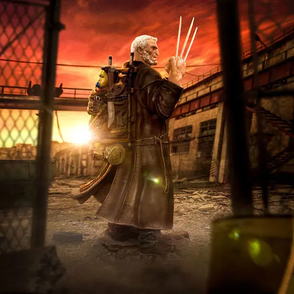 X-MEN Statue Old Man Logan Wolverine 50th Anniversary Art Scale Iron Studios