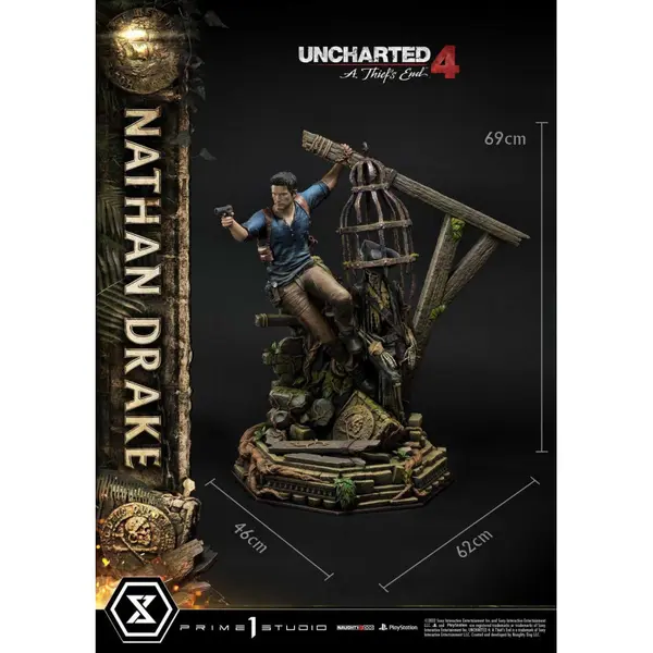 UNCHARTED 4 Statue Nathan Drake Ultimate Premium Masterline Prime 1 Studio