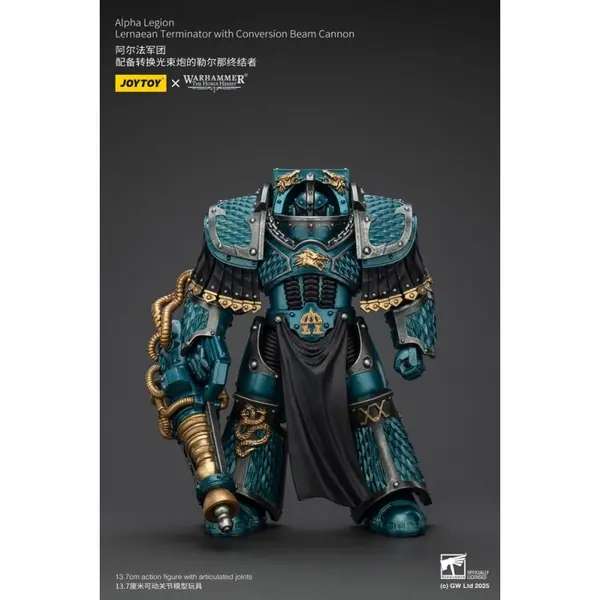 Warhammer The Horus Heresy - Figurine Alpha Legion Lernaean Terminator avec Conversion Beam Cannon 20 cm