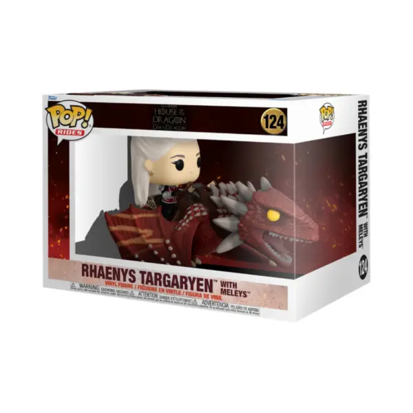 Figurine House Of The Dragon S3 - Rhaenys Targaryen On Meleys Pop Rides 18cm