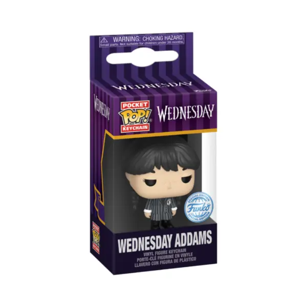 Porte Clé Wednesday Mercredi - Wednesday Mercredi Pocket Pop 4cm