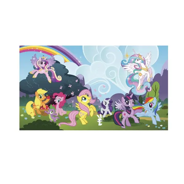 Fresque Murale My Little Pony - Geante Adhesive Ponyville 300X180cm