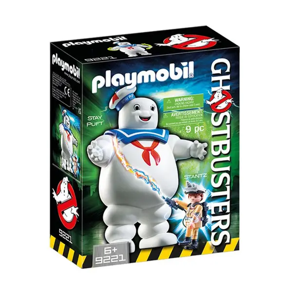 Figurine Playmobil Ghostbusters - Stay Puft Et Stantz
