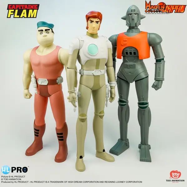 CAPITAINE FLAM Pack 3 Figurines 40 cm A Legion of Heroes HL PRO