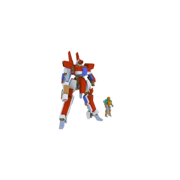 Wolf Fang Sky Fang 2001 figurine Plastic Model Kit 1/35 Type02 Tenrai 2P Color 14 cm Plum