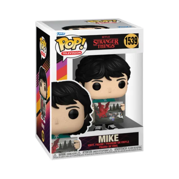 Figurine Stranger Things Pop S4 - Mike Painting Pop 10cm