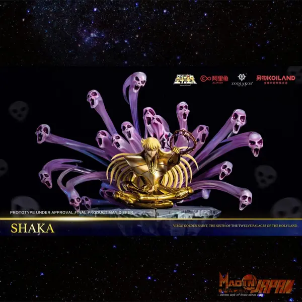 SAINT SEIYA Statue Virgo Shaka Version C Zodiakos Studio