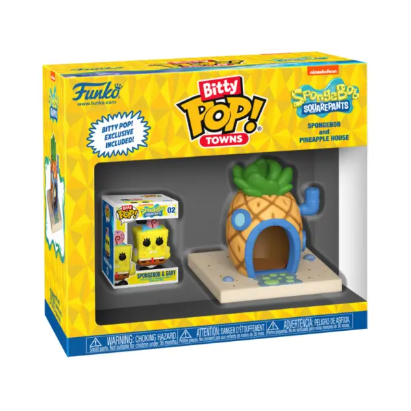 Figurine Bob L'Eponge - Town Spongebob At Home Bitty Pop 6cm