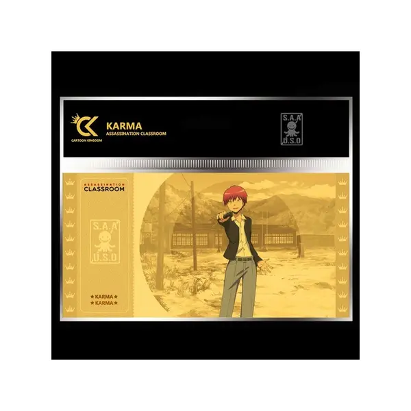 Assassination Classroom - Ticket D'Or Karma Akabane - Collection 2