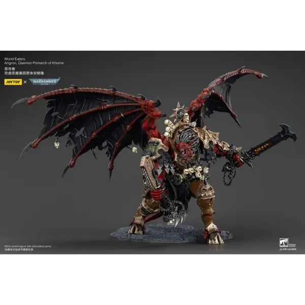 Warhammer 40k - Figurine World Eaters Angron Daemon Primarch of Khorne 48 cm