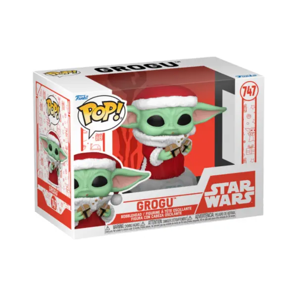 Figurine Star Wars - Holiday Grogu Santa Pop 10cm