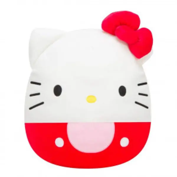 HELLO KITTY - PELUCHE SQUISHMALLOW HELLO KITTY ROUGE 25CM
