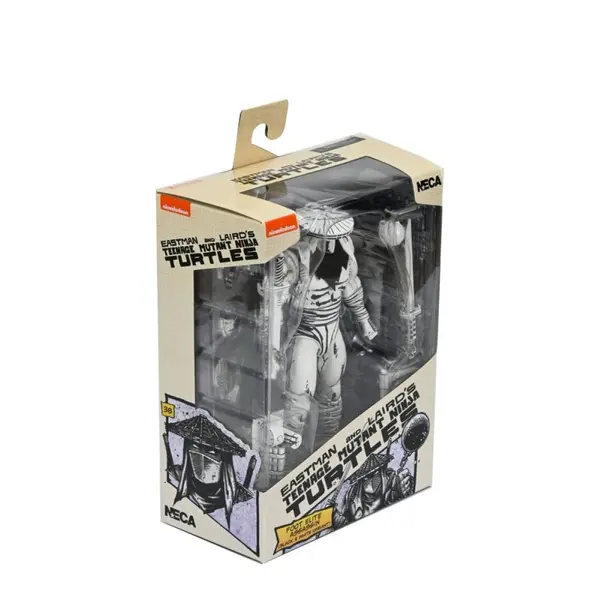 Les Tortues Ninja - Figurine Foot Assassin Black and White 18 cm