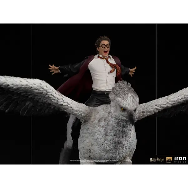 HARRY POTTER Statue Deluxe Art Scale Harry & Buck Iron Studios