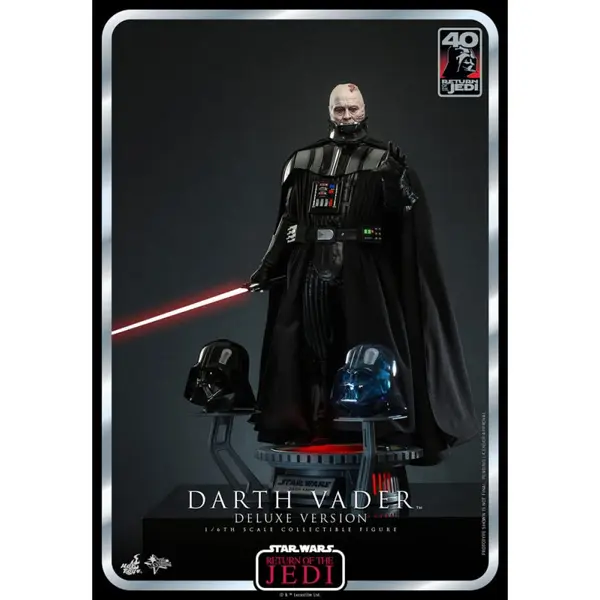 STAR WARS Episode VI Figurine Dark Vador 40th Anniversary Movie Masterpiece Deluxe Version Hot Toys