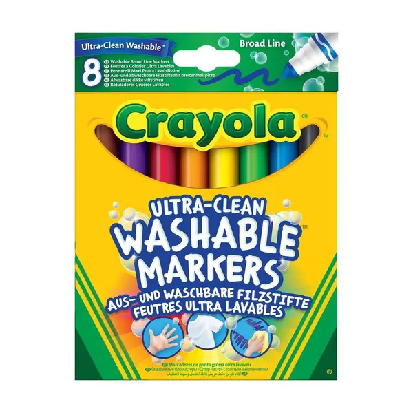 8 feutres à colorier ultra lavables