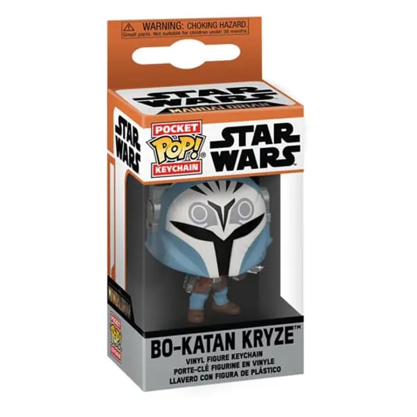 BO KATAN KRYZE STAR WARS THE MANDALORIAN PORTE-CLES POP VINYL 4 CM