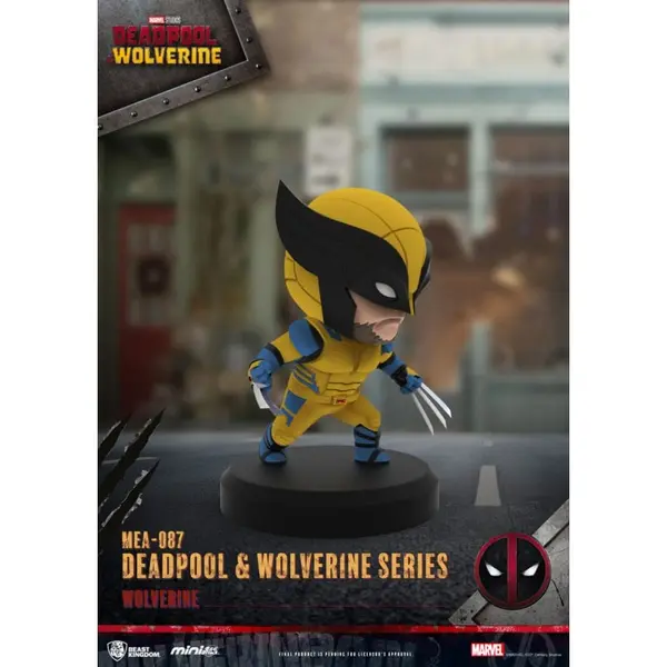 MarvDeadpool 3 - Set 6 figurines Mini Egg Attack Series Deadpool & Wolverine 8 cm