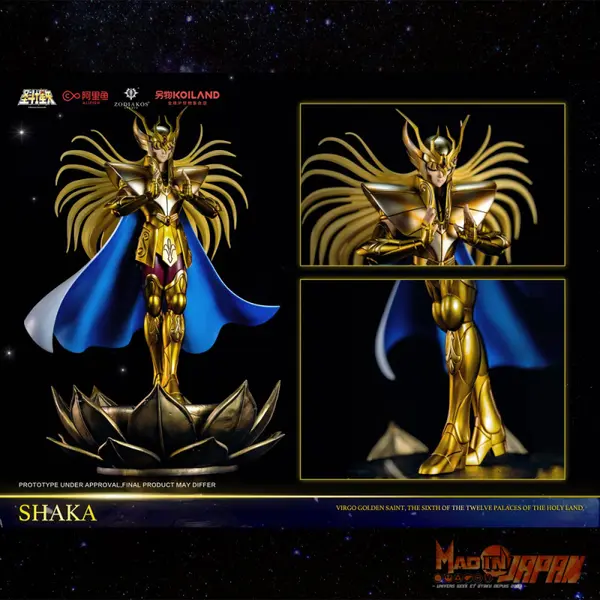 SAINT SEIYA Statue Virgo Shaka Version C Zodiakos Studio