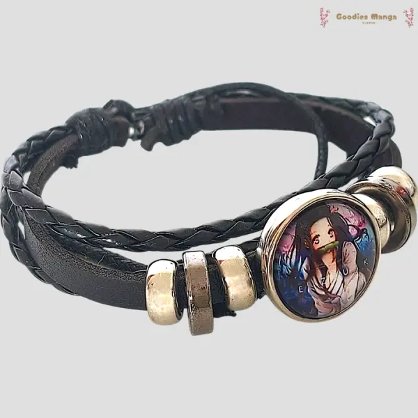 Bracelet Nezuko Kamado Noir – Demon Slayer - Goodiesmanga | Livraison offerte dès 59€ d'achat