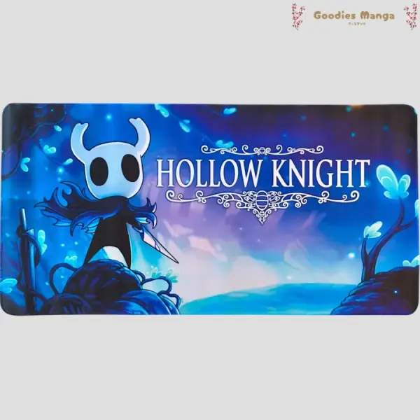 Tapis de souris Hollow Knight – Petit Chevalier sur fond bleu - Goodiesmanga | Livraison offerte dès 59€ d'achat