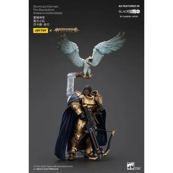 Warhammer Age of Sigmar - Figurine Stormcast Eternals The Blacktalons Shakana Goldenblade 20 cm