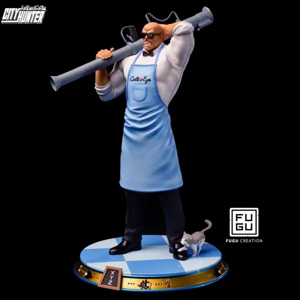 CITY HUNTER / NICKY LARSON Statue Mammouth / Umibōzu Fugu Creation