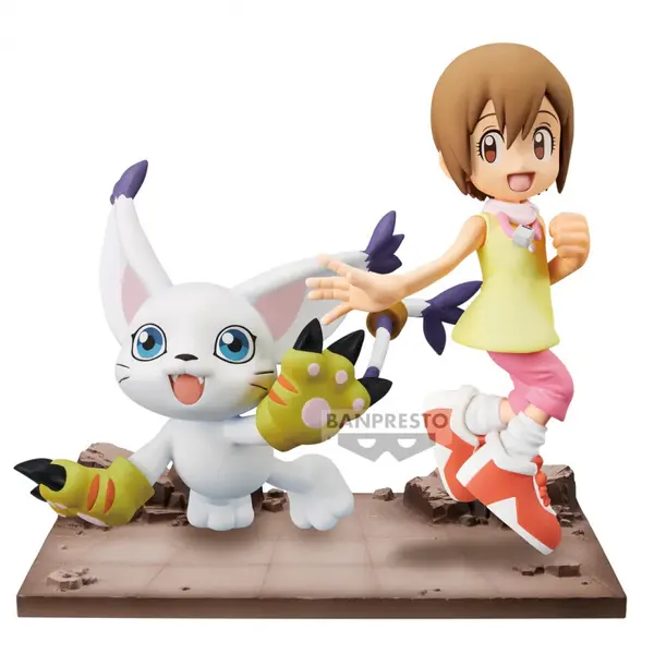 DIGIMON Adventure Figurine Hikari & Tailmon DXF Adventure Archives Banpresto
