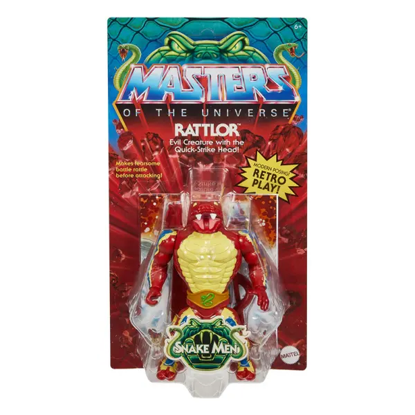 MAITRES DE L’UNIVERS Origins 2023 Figurine Rattlor Mattel