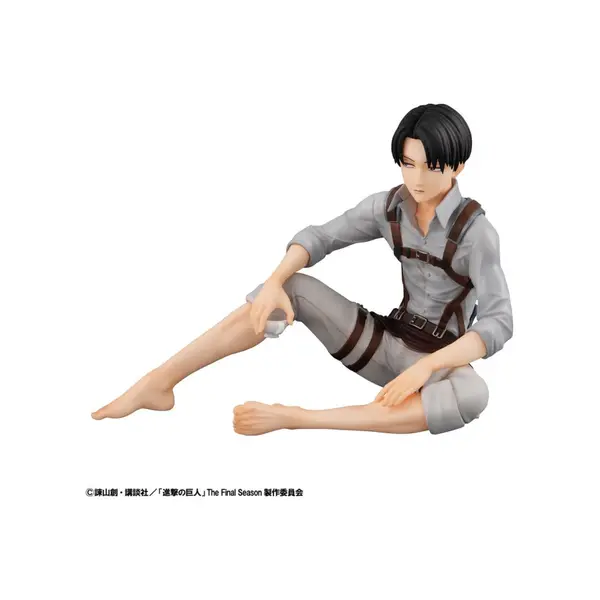 Attack on Titan figurine PVC G.E.M. Series Squad Captain Levi Palm Size 9 cm Megahouse
