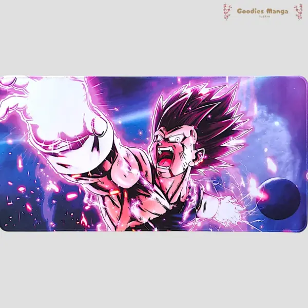 Acheter Tapis de Souris Vegeta Ultra Ego 60x30cm | Goodies Manga