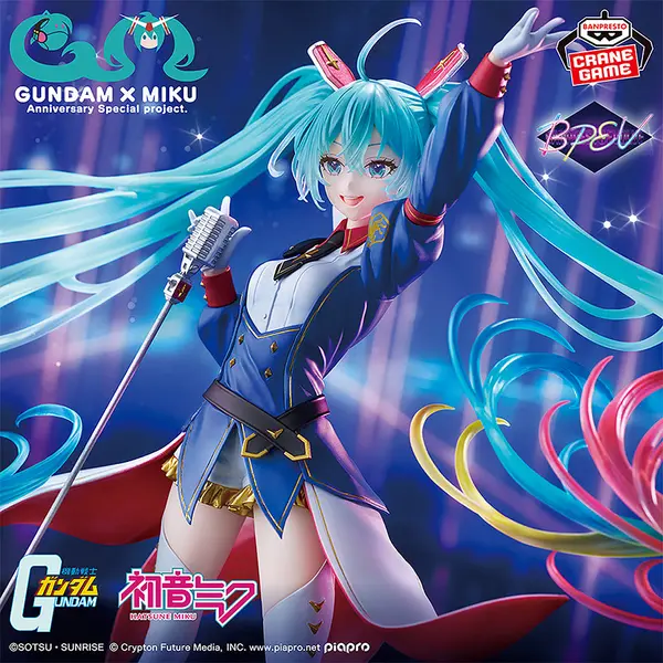 HATSUNE MIKU GUNDAM X MIKU BANPRESTO EVOLVE