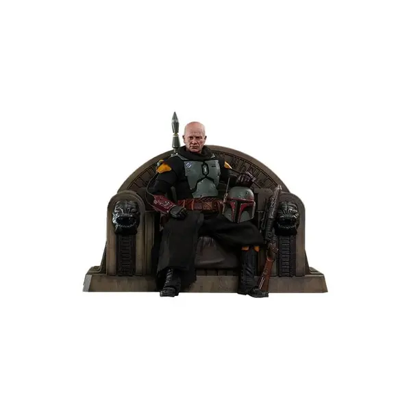 Star Wars : The Mandalorian - Figurine 1/6 Boba Fett Repaint Armor and Throne Special Edition 30 cm