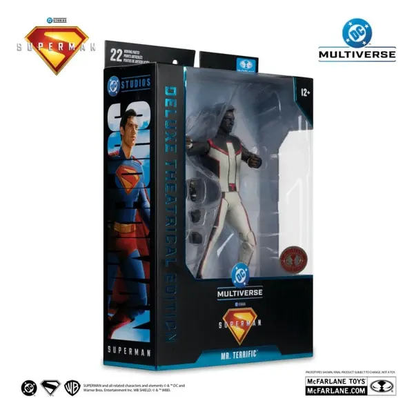 Superman (2025) DC Multiverse - Figurine Deluxe Theatrical Edition Mr. Terrific (Red Platinum Edition) 18 cm