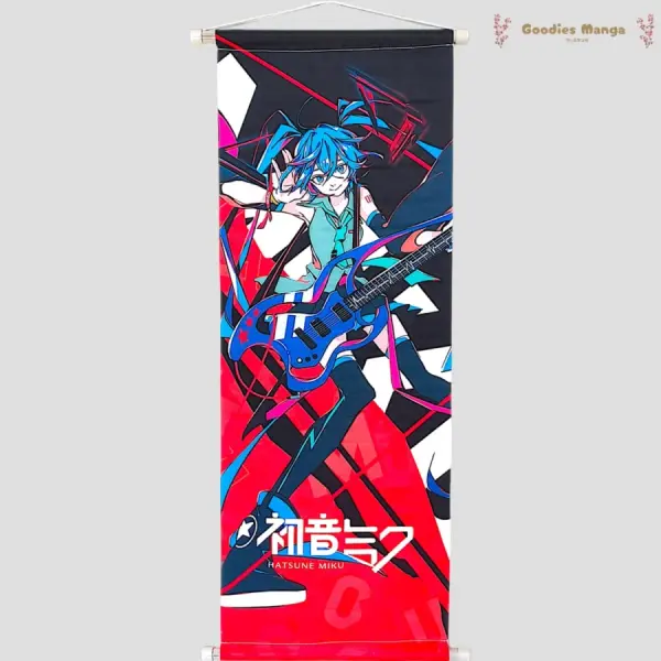 Acheter Toile Murale Hatsune Miku Rockeuse | Goodies Manga