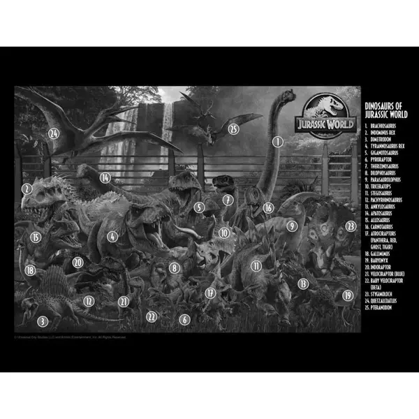 Jurassic World - Puzzle Jigsaw Jurassic World 3000 Pièces