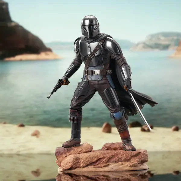 STAR WARS The Mandalorian Statue Din Djarin Milestones Gentle Giant