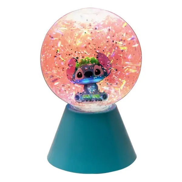 Lilo & Stitch - Lampe LED Stitch Glitter Ball 17 cm